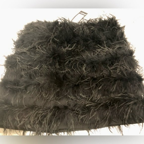Nasty Gal Black Feather Mini Skirt - Picture 8 of 8